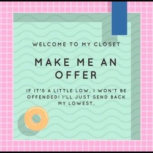 Reasonable Offers Considered